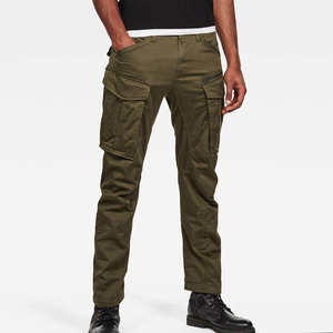 Pantalon cargo mi-taille pour homme, lavé, tendance streetwear, léger, décontracté, multi-poches, tissu respirant, OEM - Product Image 1