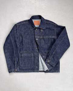 แจ็กเก็ตผ้ายีนส์แฟชั่นแบบขาดสำหรับผู้ชาย, ผ้าฝ้าย100% กันแบคทีเรียกระดุมแตรออกแบบได้ตามต้องการ100กรัมลำลอง - Product Image 4