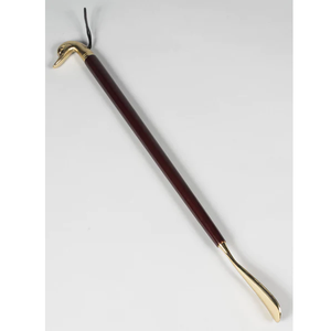Brass <b>Head</b> and Long Wooden Shoe Horn Brass Shoe Horn Luxury <b>Style</b> Animal <b>Heads</b> and Sculptors in Fine and Quality - Product Image 5