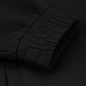 ชุดวอร์มแขนยาวสำหรับผู้ชายชุดวอร์มแขนยาวสีพื้นระบายอากาศน้ำหนักเบา - Product Image 6