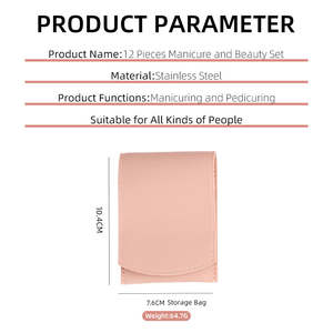 Nouveau Kit de Manucure et Pédicure Professionnel 2026 – Ensemble Complet de Soins des Ongles 12 Pièces pour Usage Domestique - Product Image 6
