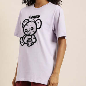 Camisetas de Mujer al por Mayor, Personalizadas, de Manga Corta, Casuales, con Bordado, Diseño de Diseñador, Camisetas Lisas - Product Image 1