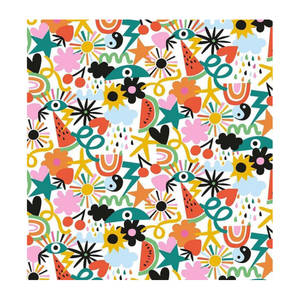 KVR High Qua;ity Tissu imprimé tissé en polyester recyclé, doux et léger, extensible, pour femmes, habillé pour l'exportation - Product Image 1