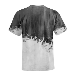 OEM Custom Logo Design 100% Cotton Printed T-Shirt for Men Women All Contrast Colors O-neck Short Sleeve Oversized Plus Size - Product Image 6