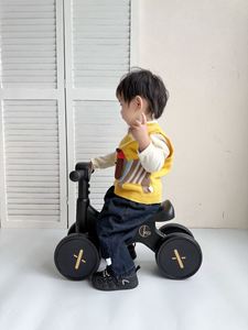 Trottinette d'équilibre sans pédales à quatre roues pour enfants, pour les tout-petits de 1 à 3 ans, trottinette d'apprentissage pour bébé - Product Image 4