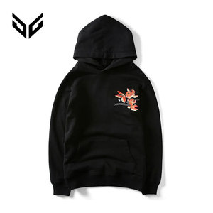 Sweats à capuche pour hommes Logo personnalisé 100% coton Motifs colorés Sweatshirts à capuche pour hommes - Product Image 5