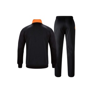 Ensemble de survêtement de sport pour homme en gros, jaune et noir, 2 pièces, extérieur, 100% polyester, séchage rapide, respirant - Product Image 2