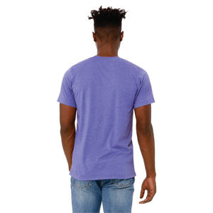 T-shirt élégant et polyvalent à col rond, 100% coton, séchage rapide, respirant, confortable, ajustement doux, tissu tricoté extensible pour toute la journée - Product Image 3