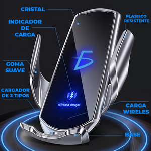 Caricabatterie Wireless per Auto da 15W con Ricarica Rapida, Supporta Stazioni di Ricarica Wireless - Product Image 3