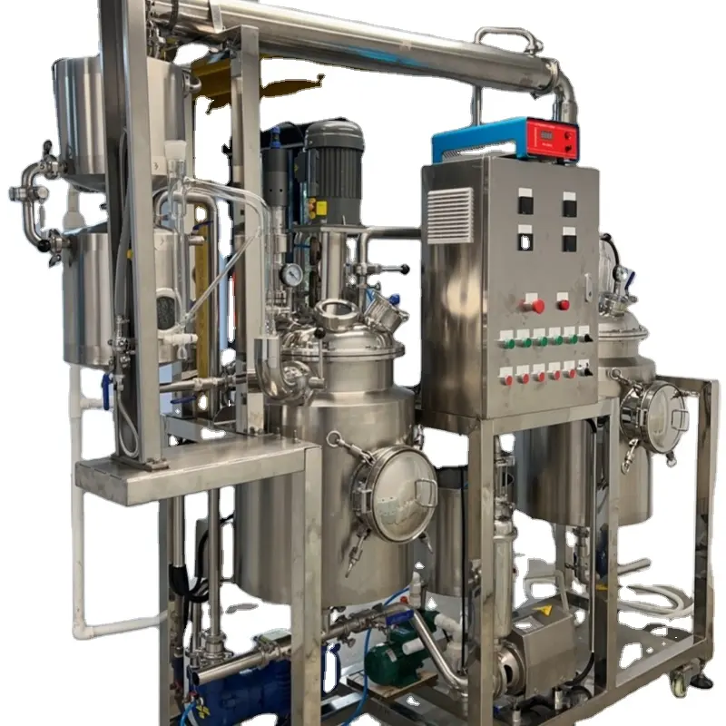 50L 100L 500L vacuum extraction and concentrating system for herbal extraction equipment