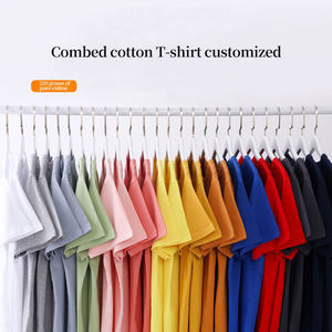 T-shirt personnalisé unisexe hommes femmes, durable, écologique, large, OEM, avec votre propre logo imprimé, coupe et couture - Product Image 2