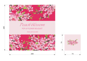 การ์ดดอกไม้ป๊อปอัพ 3 มิติ SEAPEARLS SPC-3DF02 ขนาด 9x9x4 นิ้ว เคลือบด้าน สี CMYK ผลิตจากโรงงานในเวียดนาม สำหรับเทศกาล - Product Image 5