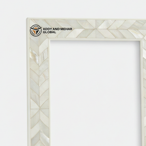 Marco de Fotos Artesanal de Nácar, Estilo Costero, con Incrustaciones de Conchas, para Decoración del Hogar, en Venta - Product Image 4