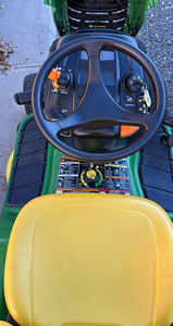 Tracteur à gazon automatique X758 4X4 15 CV, moteur Briggs & Stratton, équipement de jardin, bac à herbe, prêt pour l'usine - Product Image 5