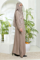 Dernières créations de robes longues décontractées Abaya, vente en gros, modèle personnalisé, vêtements islamiques pour femmes, broderie, Abaya musulmane