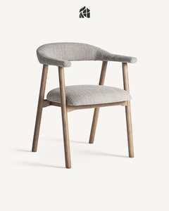 Valerisse Luxury Solid <b>Teak</b> Wood Dining <b>Chair</b> Modern Premium Dining Room Furniture Handcrafted Eco-Friendly Durable <b>Chair</b> - Product Image 1
