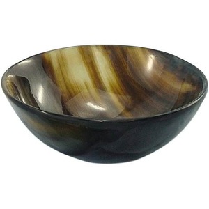 Auténtico cuenco para servir de cuerno de vaca de buey seguro para alimentos 100%, estilo Animal único hecho a mano con corteza Irregular para decoraciones - Product Image 3