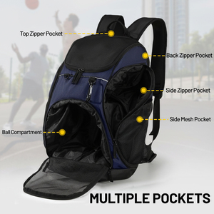 Sac à dos de voyage ou de sport |   Sac de transport sécurisé et facile d'accès avec fermetures éclair simples et poche pour ranger le téléphone et les clés en toute sécurité - Product Image 5