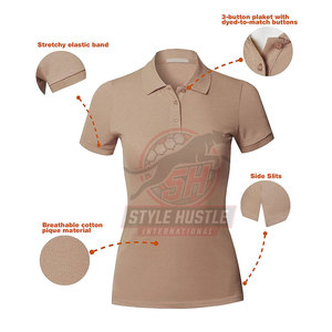 Polos de Mujer de Primera Calidad, Más Vendidos, con Contraste de Color, Hechos con el Mejor Material, al por Mayor - Product Image 4