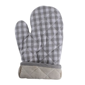 Manoplas para horno de algodón 100% con tira de silicona, soportes para ollas verdes para cocinar, hornear en microondas, protección de alimentos para el hogar para restaurantes - Product Image 6