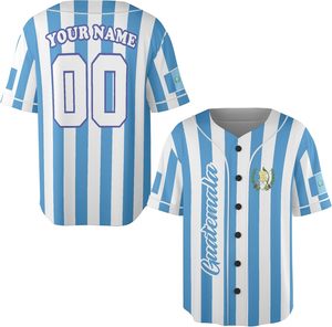 Nouveau maillot de baseball personnalisé avec logo Guatemala, maillot de baseball respirant pour hommes et femmes, prix bas, maillot Guatemala enfant/jeunesse - Product Image 3