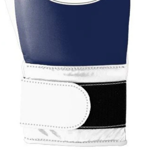 Gants de boxe professionnels en cuir blanc et noir, avec fermeture velcro au poignet, pour l'entraînement et le sparring, pour hommes et femmes - Product Image 4