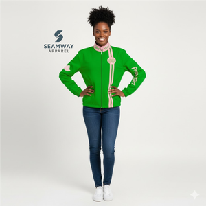 Chaqueta de Carreras de Sarga de Algodón Alpha Kappa Alpha Sorority para Mujer, Chaqueta de Motociclismo de Alto Rendimiento, Chaqueta de Motociclista de Alta Velocidad - Product Image 4