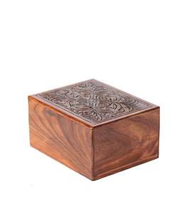 Urne de crémation en bois personnalisée pour cendres boîte de crémation pour cendres humaines maman et papa - Product Image 1