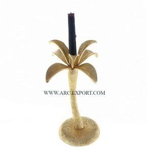 Candelabro decorativo para mesa de boda de diseño clásico, aluminio chapado en oro por arco, precio de exportación - Product Image 5