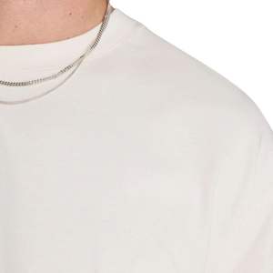 Camiseta Extra Grande para Hombre, 100% Algodón, 190 GSM, Estilo Urbano, Camiseta Básica con Logotipo Estampado en la Parte Delantera y Trasera, Hombros Caídos, Corte Holgado - Product Image 4