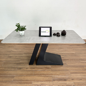 โต๊ะรับประทานอาหารทรงสี่เหลี่ยมมินิมอล 140/160x80 ซม. ท็อปไม้อัดและขาเหล็ก ประกอบสำเร็จและขยายได้ โต๊ะครัว BA68106 - Product Image 4