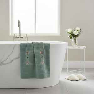 Toalla de Baño de Algodón de Secado Rápido para Hotel, 50x70cm, Alfombra de Baño Suave de Felpa, Altamente Absorbente y Antideslizante - Product Image 5