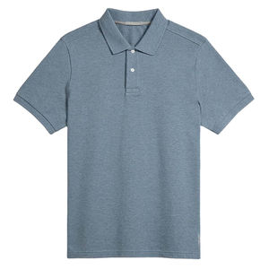 Polo respirant OEM pour homme, tissu en coton léger avec col élégant, idéal pour la mode estivale ou la personnalisation de marque - Product Image 4