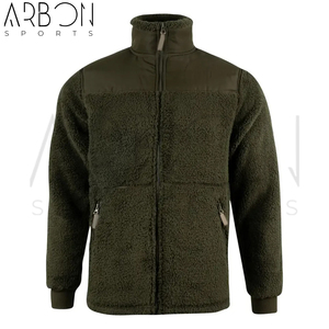 Bon fournisseur Nouveau tendance Confortable OEM Service ODM Fermeture éclair complète Échauffement d'hiver Meilleur fournisseur tendance Vestes en polaire Sherpa - Product Image 1