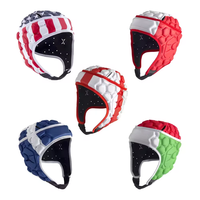 Casques souples personnalisables 7v7 pour enfants et jeunes, unisexes, ronds et ovales, rembourrés, pour le rugby, avec sublimation, pour le patinage, la conduite et les sports