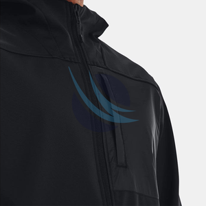 Chaqueta Impermeable con Capucha para Hombre, de Secado Rápido, Estilo Urbano, para Invierno, de Poliéster, Tejido Personalizado - Product Image 4