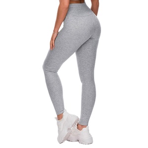 2024 Women's Best Selling Customized Yoga Leggings Factory Made Fitness Wear with Custom Logo on Waist - Product Image 3