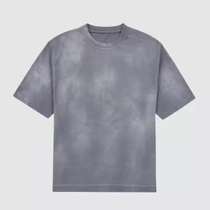 เสื้อยืดผ้าฝ้าย100% สำหรับผู้ชายทรงพลัสไซส์ออกแบบโลโก้ได้ตามต้องการ - Product Image 5