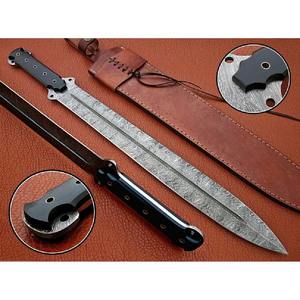 ดาบเหล็กดามัสกัสทำมือ ราคาถูก คุณภาพดี ดาบใบตายทำมือตามสั่ง - Product Image 5