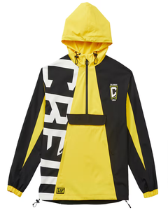 Veste coupe-vent officielle de l'équipe de Columbus avec logo personnalisé, fermeture à demi-zip, style décontracté pour la saison hivernale - Product Image 2