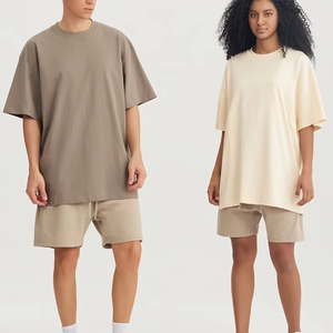 Custom Men's Heavyweight 100% Cotton Graphic Oversized Luxury <b>T</b>-<b>Shirt</b> Drop Shoulder Streetwear Style <b>Cute</b> Design - Product Image 2