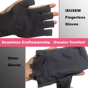 Gants de sport sans doigts FLASH GEAR unisexes, doux, respirants, pour entraînement, yoga, fitness, musculation, remise en forme, cyclisme, en cuir - Product Image 5