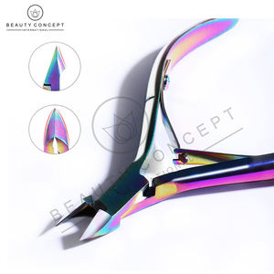 2 Pcs Pince à ongles en acier inoxydable multicolore Forme différente Concept pour les soins de beauté Utilisation durable pour les doigts - Product Image 2