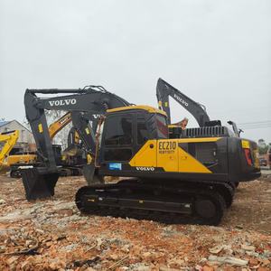 Excavadora Volvo EC 210DL usada, oruga hidráulica grande de 21 toneladas, buenas condiciones de trabajo con componentes centrales, motor de bomba - Product Image 2
