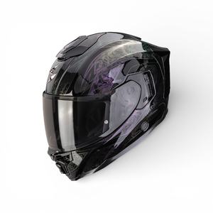 Scorpion EXO-1500 AIR Full Face Motorcycle Helmet Retro Racing Style Quick Release Closure ABS PC PP Visor XL Size New <b>Box</b> - Product Image 1