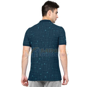 Polo pour homme, haut décontracté tendance, matière en coton doux, parfait pour les voyages de week-end, le bureau et les tenues quotidiennes - Product Image 4