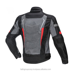 Veste de moto en cuir, vêtement d'extérieur protecteur, durable, élégant, confortable, vêtements de moto de qualité supérieure, vêtements de mode pour la conduite - Product Image 3
