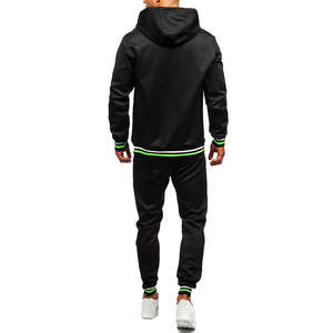 Nueva fabricación de ropa de diseño transpirable de alta calidad 100% algodón French Terry Slim Fit hombres pulóver chándal para hombres - Product Image 6