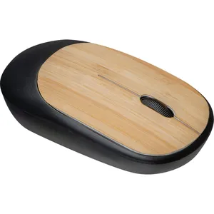 NOELIA Personalized Wireless Bamboo <b>Mouse</b> Promotional <b>USB</b> Gadget - Product Image 1