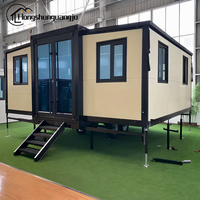 Maison conteneur préfabriquée en forme de A prête à être expédiée avec un design de maison conteneur préfabriquée portable